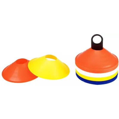 Produktbild von 40x Markierungshütchen Markierungsteller Markierungsscheiben 2/4 Farben
