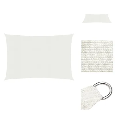 Produktbild von vidaXL Sonnensegel 160 g/m² Weiß 2x3,5 m HDPE - Sonnenschirme & Sonnenschutze