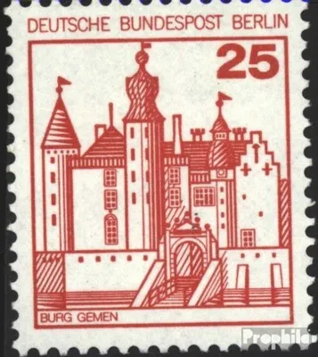 Produktbild von Briefmarken Berlin (West) 1978 Mi 587R mit Zählnummer postfrisch Burgen und Schlösser