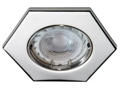 Produktbild von C-Light LED Einbaustrahler 6-Eck chrom glänzend 12V 3W neutralweiss