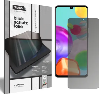 Produktbild von Blickschutzfolie für Samsung Galaxy A41 matt Schutzfolie Folie Display Schutz dipos