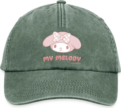 Produktbild von Spreadshirt My Melody Portrait Vintage Cap, One size, Vintage Flaschengrün