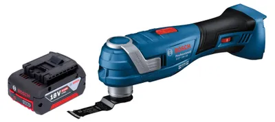 Image de Bosch GOP 18V-34 Professional Cutter multifonctions sans fil 18 V Starlock Plus + 1x batterie 4,0 Ah - sans chargeur