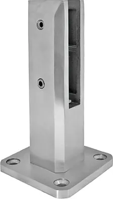 Produktbild von ECONOMY Bodenanker / Halter für Glas 12 - 17,52 mm, Edelstahl 2205