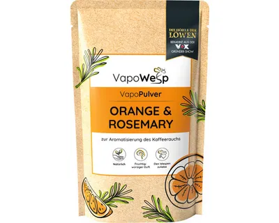 Produktbild von Wespenabwehr VapoWesp Ersatzkräuter für Räucherbox Höhle der Löwen 100 g Orange und Rosmarin, vertreibt Wespen auf natür