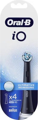 Produktbild von Braun Oral-B iO Aufsteckbürsten Ultimative Reinigung 4er BLACK