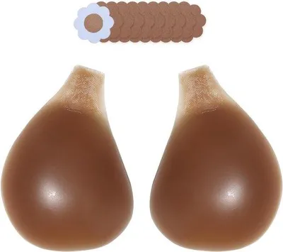 Produktbild von Nippelhüllen wiederverwendbar - Selbstklebende Silikone - Fortifikation - Ideal unter Kleidung - Vemera