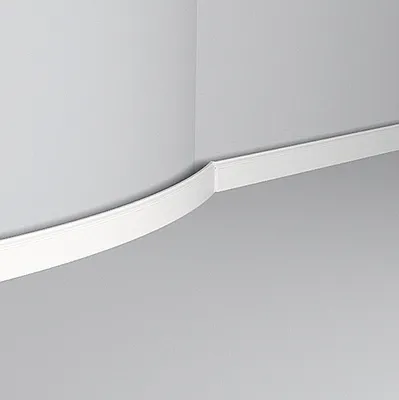 Immagine prodotto di Modanatura per pavimenti NMC FL1 Flex WALLSTYL Noel Marquet Modanatura decorativa flessibile Modanatura decorativa classica colore bianco 2 m