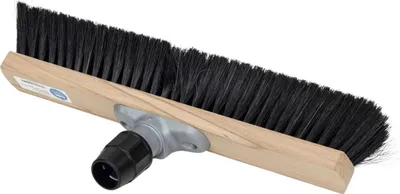 Produktbild von D&L Besen Kehrset Schwarz mit Universalhalter - Zimmerbesen - 40 cm