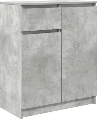 Produktbild von Sideboard mit Schublade Betongrau 71x35x84 cm Holzwerkstoff