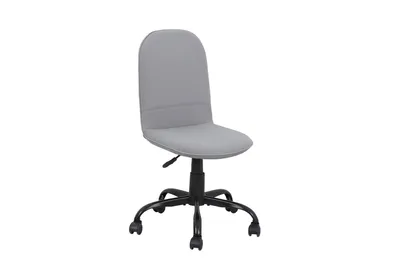 Obrázek produktu pro byLIVING kancelářská židle TROLLY otočná židle /dětská židle /černý práškově lakovaný kov /světle šedý tkaný látkový potah /skládací /dvojitá bezpečnostní kolečka /Š 42, V 85-95, H 54 cm