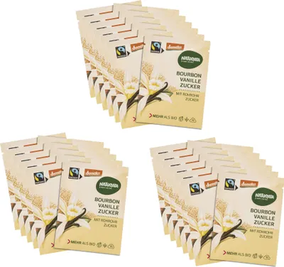 Produktbild von Bourbon Vanillezucker, 8 % Vanille, 30 x 8 g