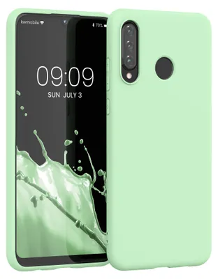 Produktbild von kwmobile Handyhülle für Huawei P30 Lite Hülle - TPU Case - Kabelloses Laden - Schutzhülle Cover in Mintgrün matt