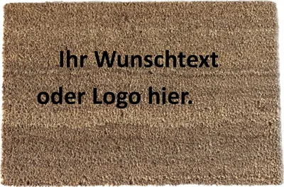 Produktbild von Fußmatte Wunschlogo