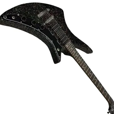Productafbeelding van Elektrische gitaar, mahoniehouten body, palissander toets, zwart
