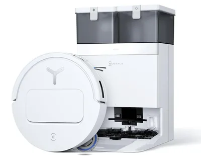 Immagine prodotto di Ecovacs DEEBOT T50 OMNI Gen3, Senza sacchetto, Bianco, Rotondo, Sacchetto raccoglipolvere, 0,26 l, Ricaricabile, Purification