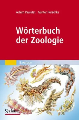 Obrázek produktu pro Wörterbuch der Zoologie