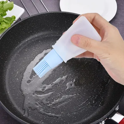 Obrázek produktu pro 2ks Kuchyňský silikonový štětec na grilování Olejová láhev na med Štětec na vaření Pečení BBQ ToolBlue