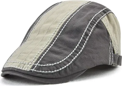 Zdjęcie produktu dla Stylowy Beret Męski Bryan - Siwy | Komfort i Elegancja KP26100