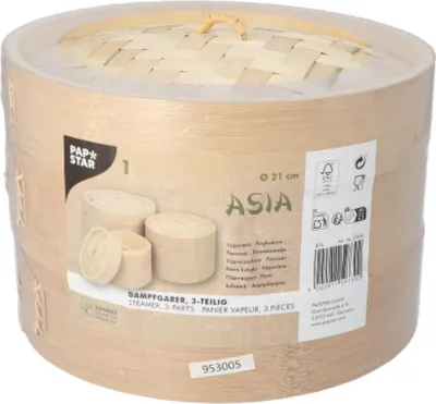 Obrázek produktu pro Parní hrnec Bambus „ASIA“ Ø 21 cm · 13,5 cm 3dílný