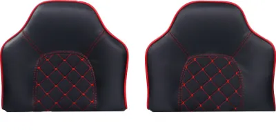 Produktbild von Autobett Sport Polstersitze in Schwarz mit roter Naht