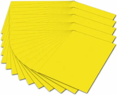 Produktbild von Folia 614/50 14, Gelb, A4 (210 x 297 mm), Einfarbig, 300 g/m², 50 Blätter, Deutschland