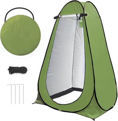 Produktbild von Duschzelt, Pop up Campingzelt, Umkleidezelt, Toilettenzelt, Camping Duschzelt mit Tragetasche, für Outdoor, Camping