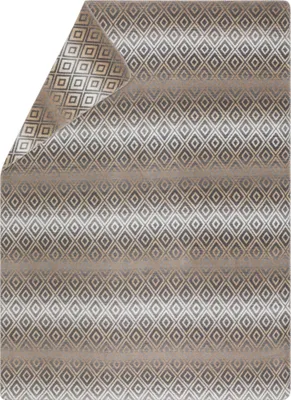 Produktbild von Kuscheldecke Raute Verlauf Farbe Rauchgrau 150x200cm von David Fussenegger