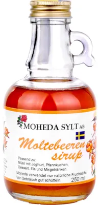 Zdjęcie produktu dla Syrop z malin i jeżyn Moheda, 0,25 l