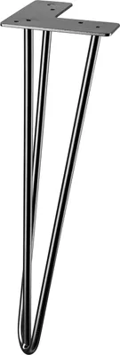 Produktbild von Hettich Hairpin 40 x 12 x 12 cm Stahl schwarz matt - 1 Stück