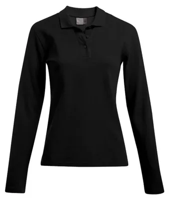 Produktbild von Promodoro - Poloshirt für Damen Langärmlig LT2921 (XS) (Schwarz)