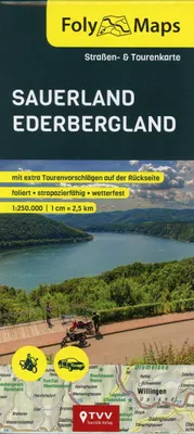 Produktbild von FolyMaps Sauerland Ederbergland 1:250 000