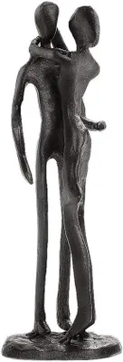 Produktbild von Famanu Dekoratives Eisenfigur mit abstraktem, liebevollem Design - für Zuhause, Büro und als Geschenk
