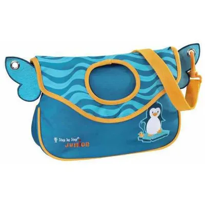 Produktbild von Step by Step Alpbag Girls Little Penguin, Mädchen, Schultasche, School messenger, Kleinkind & Vorschulkind, Blau, Gelb, Abbildung