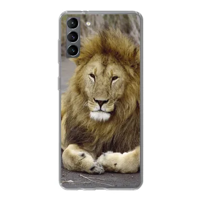 Produktbild von MuchoWow® Handyhülle Schutzhülle Hülle für Samsung Galaxy S21 Plus Löwe - Afrika - Tier Silikon Softcase Handy Hülle - Handy-Tasche