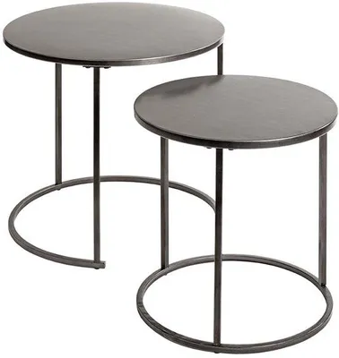 Produktbild von Set aus 2 stilvollen Accessoires in Anthrazit-Metall