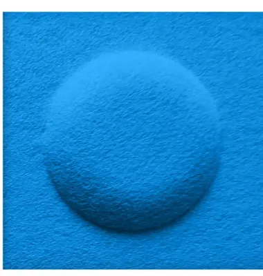 Produktbild von FOLTE 3D Wandpaneele 15x15 cm Filz - Blöcke, Kinderzimmer, blau Farbe