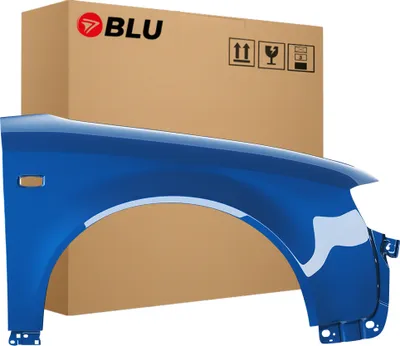Immagine prodotto di BLU Parafango compatibile con Audi A4 B6 LZ5C Destra Blau MauritiusBlau OzeanBlau | 2000-2004 | Anteriore | Verniciato | Pronto per il montaggio | Acciaio