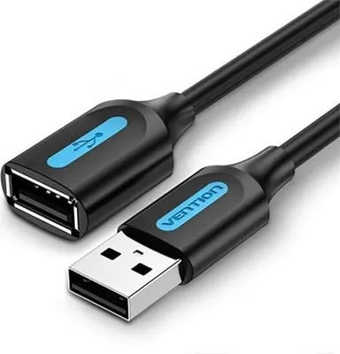Produktbild von Vention CBIBF, 1 m, USB A, USB A, USB 2.0, 0,48 Gbit/s, Schwarz
