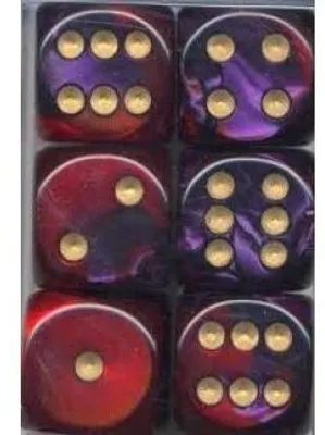 Produktbild von Asmodee 26626, Würfelsatz, Violett, Rot, Unisex, Deutschland, Vereinigte Staaten, 16 mm, 16 mm