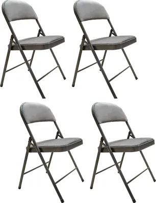Produktbild von Klappstuhl 4er Set Grau