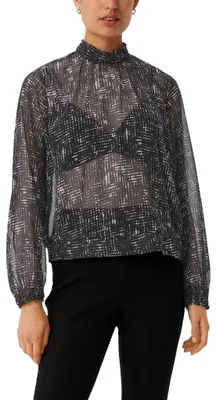 Produktbild von Comma Chiffonbluse mit Glitzergarn
