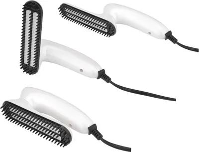 Obrázek produktu pro Elektrický hřeben na vlasy a vousy 13W, 160 C, skládací, bílý