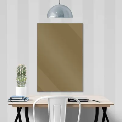 Produktbild von banjado Magnettafel aus Glas, beschreibbar, 40x60cm groß, ESG Sicherheitsglas mit Motiv Gold Metallic [MTGH1-0027]