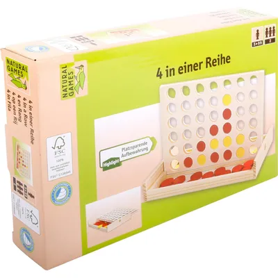 Produktbild von Brettspiel 4 gewinnt - pädagogisches Kinderspiel multicolor