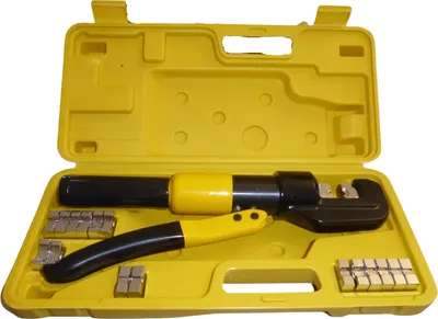 Obrázek produktu pro Hydraulické lisovací kleště s 9 sadami lisovacích forem 4-70 mm² CGOLDENWALL 10T