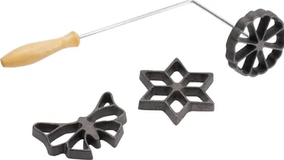 Obrázok produktu pre Westmark 32242260, 3 wafle/waflí, Postavička, Šedá, Kov, 150 mm, 87 mm