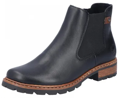 Image de Rieker Damen Chelsea Boot Schwarz Z9354-00