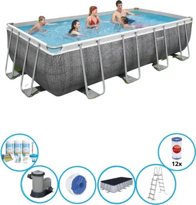Zdjęcie produktu dla Bestway - Pool Power Steel - Zestaw basenowy - 549x274x122 cm