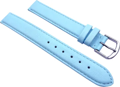 Produktbild von Rece Uhrenarmband Mona hellblau 16 mm XL